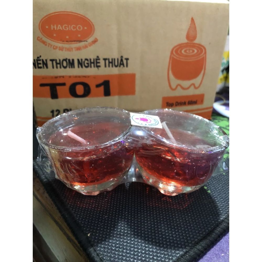 Nến cốc thắp hương, nến cốc thủy tinh dùng cho lễ hội, thắp hương bàn thờ