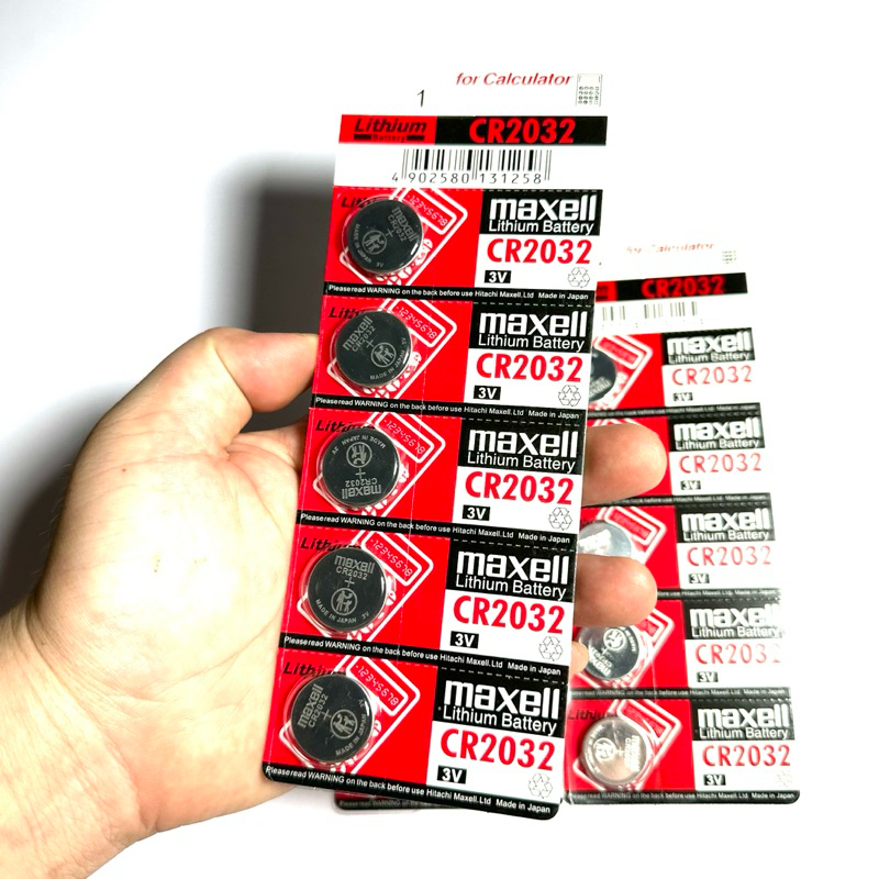 [MẪU MỚI] 1 Vỉ Pin CR2032 Maxell – Dùng Cho Remote Xe Tay Ga