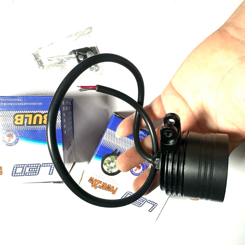 Đèn Trợ Sáng Xe Máy L6 – 6 Mắt LED Siêu Sáng, Bền Bỉ, Chống Nước IP68
