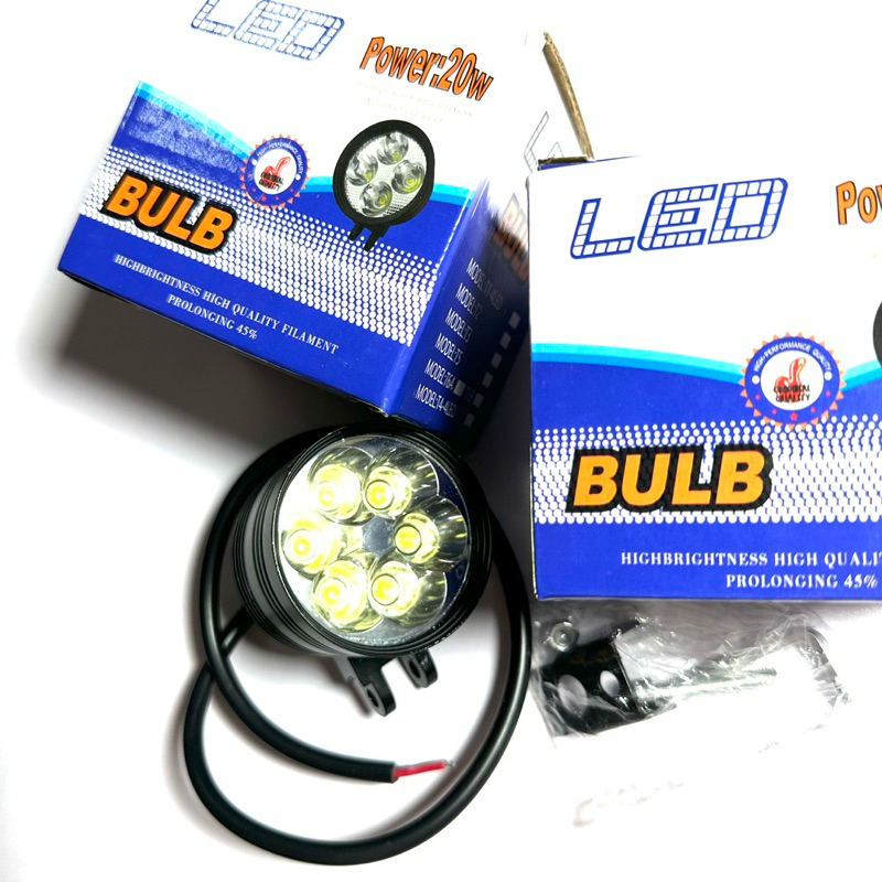 Đèn Trợ Sáng Xe Máy L6 – 6 Mắt LED Siêu Sáng, Bền Bỉ, Chống Nước IP68