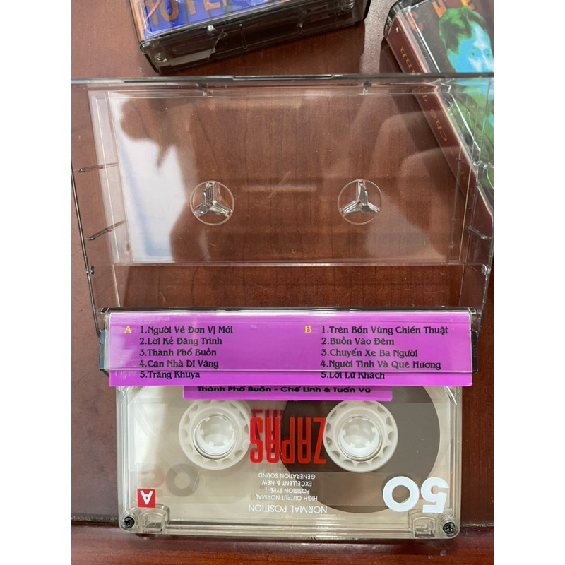 Băng Cassette Chế Linh, Tuấn Vũ - Thành Phố Buồn