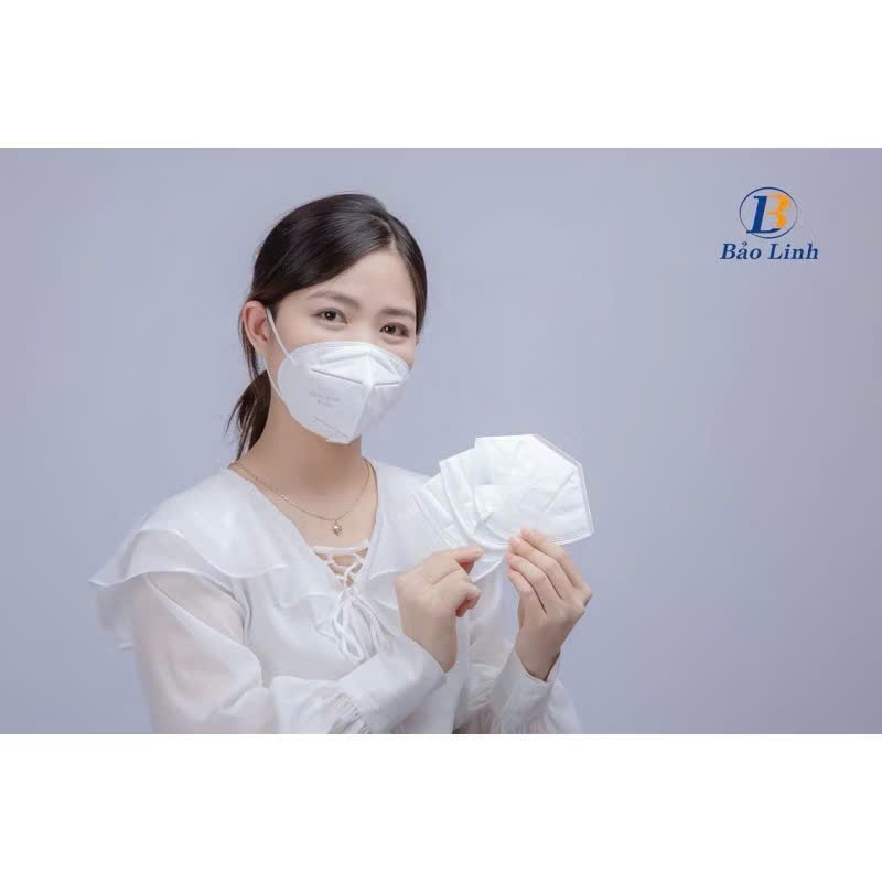 THÙNG 100 CHIẾC KHẨU TRANG N95 BẢO LINH KHÔNG VAN 5 LỚP TÚI ZIP KHÁNG KHUẨN CHÍNH HÃNG CHỐNG BỤI MỊN