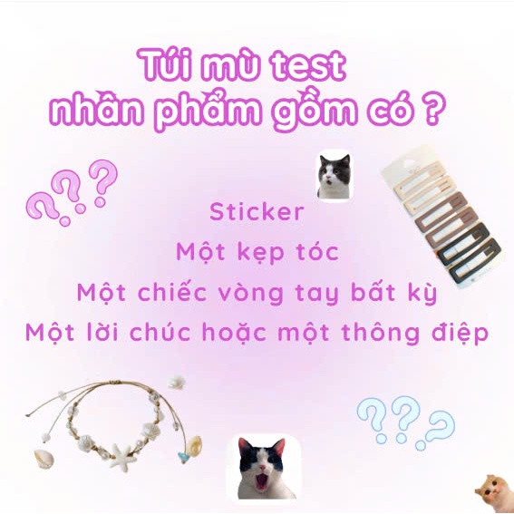 Product image Lucky box vòng tay túi mù test nhân phẩm phụ kiện nhỏ dễ thương Tiệm Vòng Xinh 1
