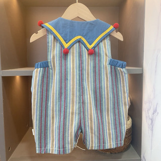 Bodysuit áo liền thân chú hề kèm gấu dễ thương cho bé mùa hè mát mẻ