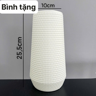 Bình hoa giả Nhất Chi Mai (15 cành) Hoa cao cấp hàng loại 1 – Bình hoa để bàn decor trang trí nhà cửa