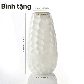 Bình hoa giả Nhất Chi Mai (15 cành) Hoa cao cấp hàng loại 1 – Bình hoa để bàn decor trang trí nhà cửa