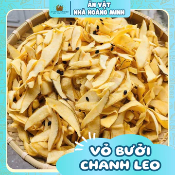 Vỏ bưởi sấy chanh dây Đà Lạt, vỏ bưởi chanh leo hỗ trợ thông cổ, kháng khuẩn, hỗ trợ giảm cân, mỡ máu, mỡ gan
