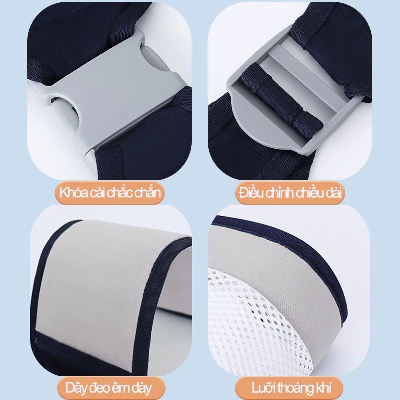 Địu em bé sơ sinh hỗ trợ mẹ bế con hàng loại MỘT saubabi