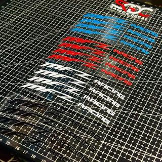 Tem Sticker DTF Dán Mâm MFZ Racing, Kích thước Lớn & Nhỏ |SGDC - 1 Bộ|