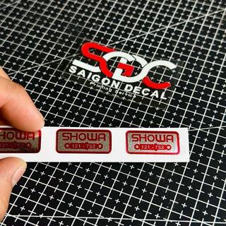 Tem Dán Phuộc MD Trước & Sau Showa |SGDC - 1 Cái/Bộ|