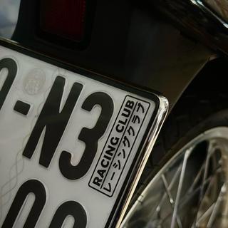 Tem Sticker Chữ Racing Club - In Siêu Trong Suốt Chữ Đen |SGDC - 1 Cái|