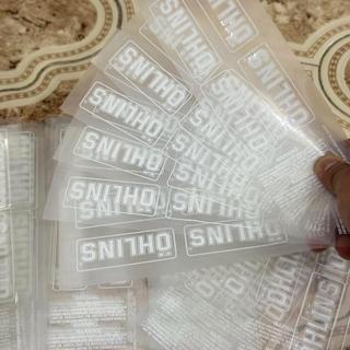 Tem Dán Phuộc Ohlins Set Zin Dán Phuộc Bình Dầu Đôi Ohlins |SGDC - 1 Bộ/Cái|