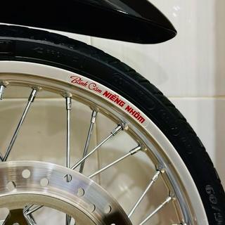 Tem Sticker In Trong Mẫu Bánh Căm Niềng Nhôm 3 Màu |SGDC - 1 Bộ|