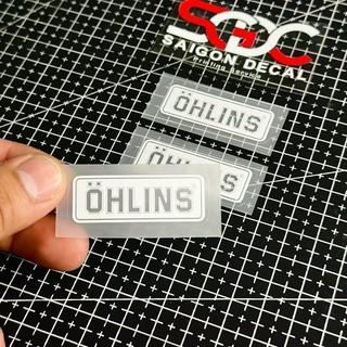 |1 Cái| Tem Dán HPA Ohlins Đủ Các Mã, Đủ Màu