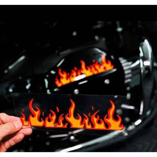 Tem Sticker DTF Lửa Dán Lốc Máy 6 Mẫu Mới 2025 |SGDC - 1 Cái|