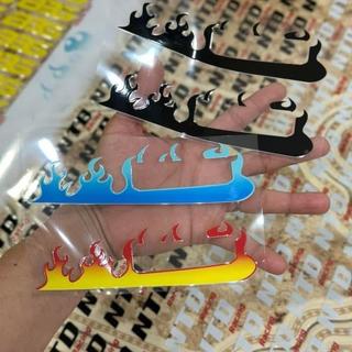 Tem Sticker DTF Lửa Thailand Nhiều Màu, Dán Lọc Gió, Pô E Xe Lead 4Val |SGDC - 1 Cái|