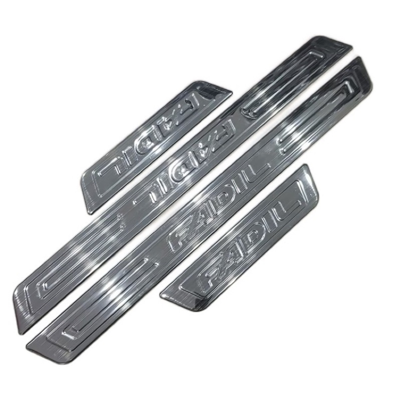 Ốp bậc cửa, nẹp bước chân xe Vinfast Fadil vân Titan cao cấp