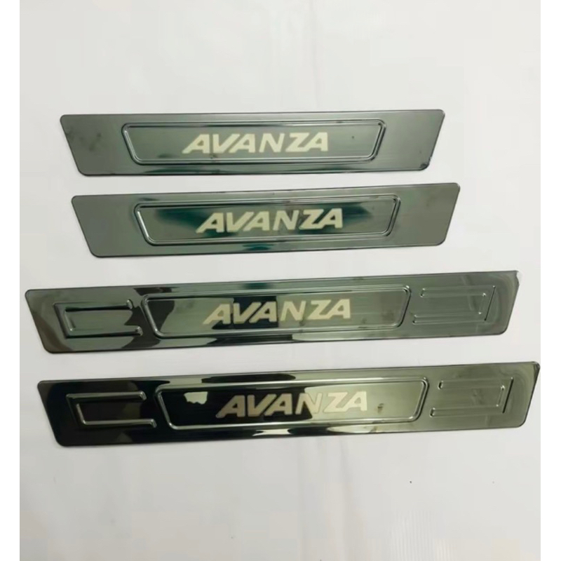 Ốp bậc cửa, nẹp bước chân xe Toyota Avanza 2022-2025 Vân Titan