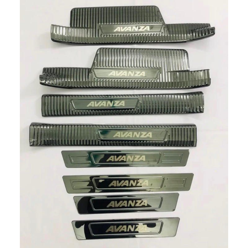 Ốp bậc cửa, nẹp bước chân xe Toyota Avanza 2022-2025 Vân Titan