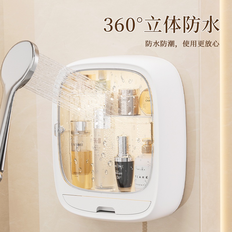 Tủ đựng đồ nhà tắm dán tường, Tủ đựng mỹ phẩm dán tường, Tủ đựng đồ nhà bếp đa năng (gl9097)