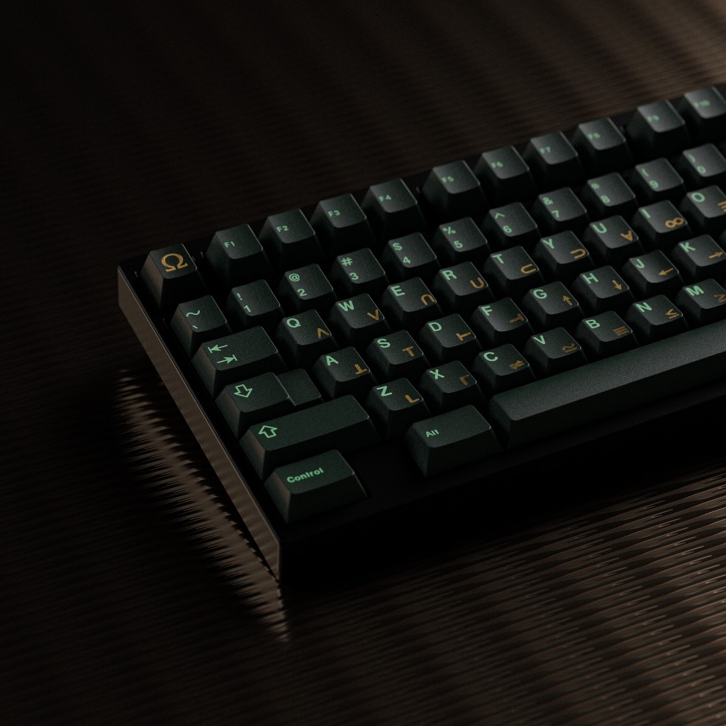 Bộ keycap KeyKobo OHM (Cherry profile / ABS Triple-shot) | Shopee
