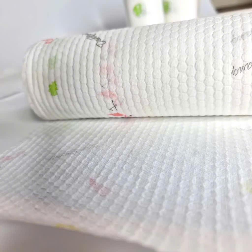 Khăn Giấy Lau Bếp Có Thể Giặt Được,Khăn Lau Bếp Tái Sử Dụng Nhiều Lần - CUỘN KHĂN GIẤY 4O TỜ LAU BẾP ĐA NĂNG