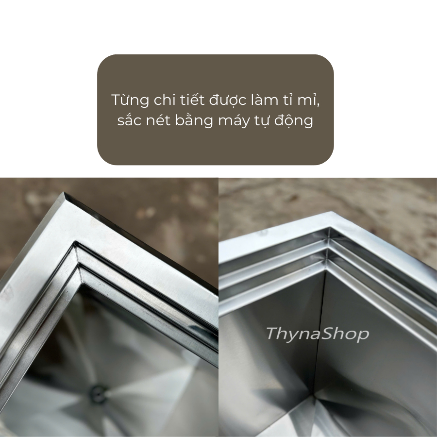 [RẺ VÔ ĐỊCH] Thùng đá âm bàn inox 304 - Inox Nguyên Vũ | BigBuy360 - bigbuy360.vn