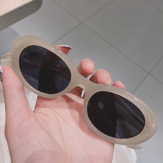 (Giá trải nghiệm) Kính râm bầu dục tròng kính chống tia UV400 kiểu dáng thời trang phù hợp với cả nam và nữ
