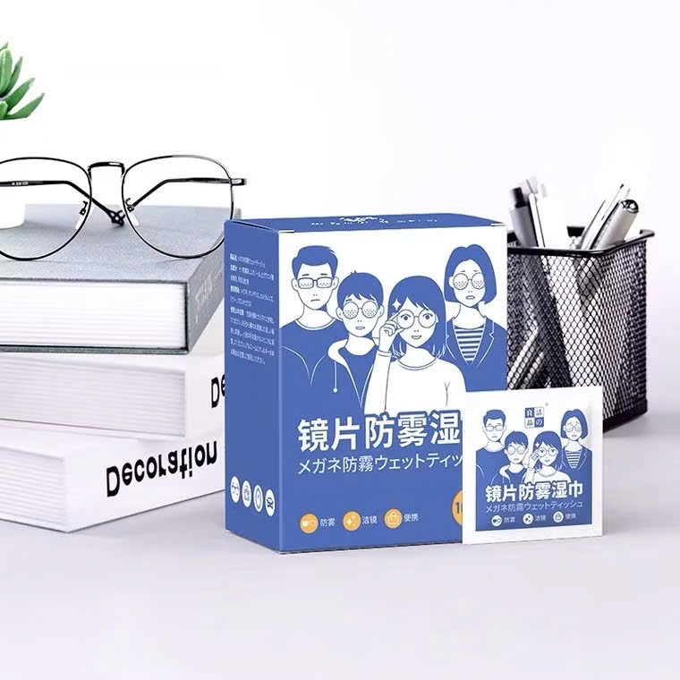 Hộp 100 Khăn Lau Kính Nano Chống Bám Hơi Nước-Khăn Lau Kính Nano Siêu Tiện Lợi - GIẤY LAU KÍNH CHỐNG MỜ SƯƠNG HIỆU QUẢ