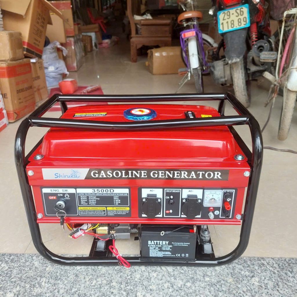 Máy phát điện gia đình 3,5kw SILKHERO EC3500CX bảo hành 12 tháng