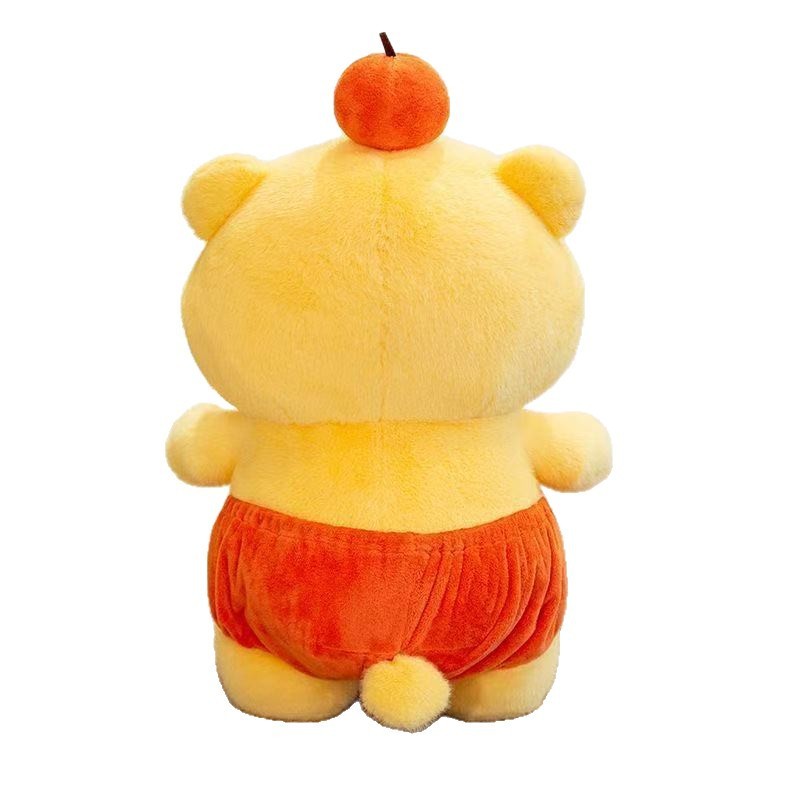 Gấu Bông Capybara Lulu Mặc Quần Cam Vô Tri, Capybara Cam Đáng Yêu Món Quà Vui Vẻ Cho Người Thân Yêu