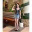 Áo Thun Nữ Cộc Tay Cổ Phối Viền Bèo Thắt Nơ Chất Thun Cotton Mềm Mát, Áo Phối Viền Bèo 2 Lớp BigSize 428