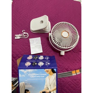 ( ẢNH THẬT SHOP CHỤP ) QUẠT TÍCH ĐIỆN MINI CHO TRẺ 6W - ĐẦU KẸP CỐ ĐỊNH MỌI VỊ TRÍ,GẮN XE ĐẨY CHO BÉ