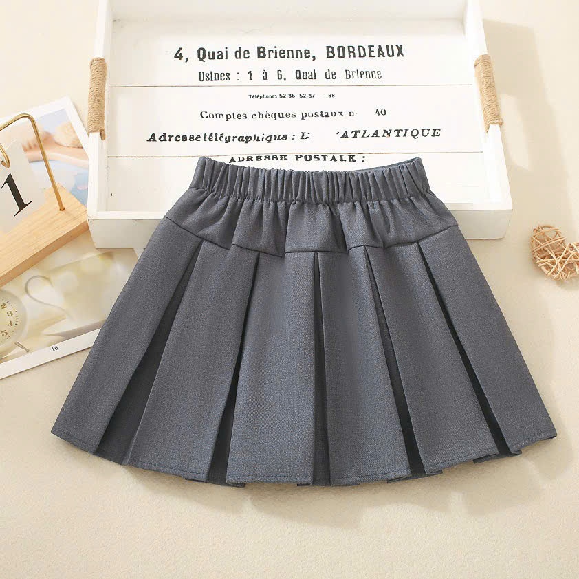 Chân váy đính nơ diệu đà cho mẹ và bé gái 12-55kg đi chơi đi học