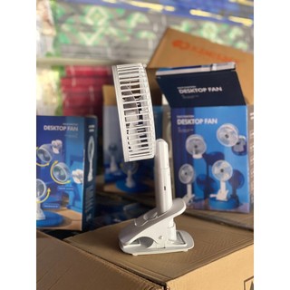 ( ẢNH THẬT SHOP CHỤP ) Quạt Tích Điện Mini cho bé Có Kẹp Xoay 360° - 5W | Quạt Để Bàn, Kẹp Xe Đẩy, Nôi, Giường
