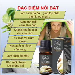 TINH DẦU SẢ CHANH TINH KHIẾT 100% 10ML