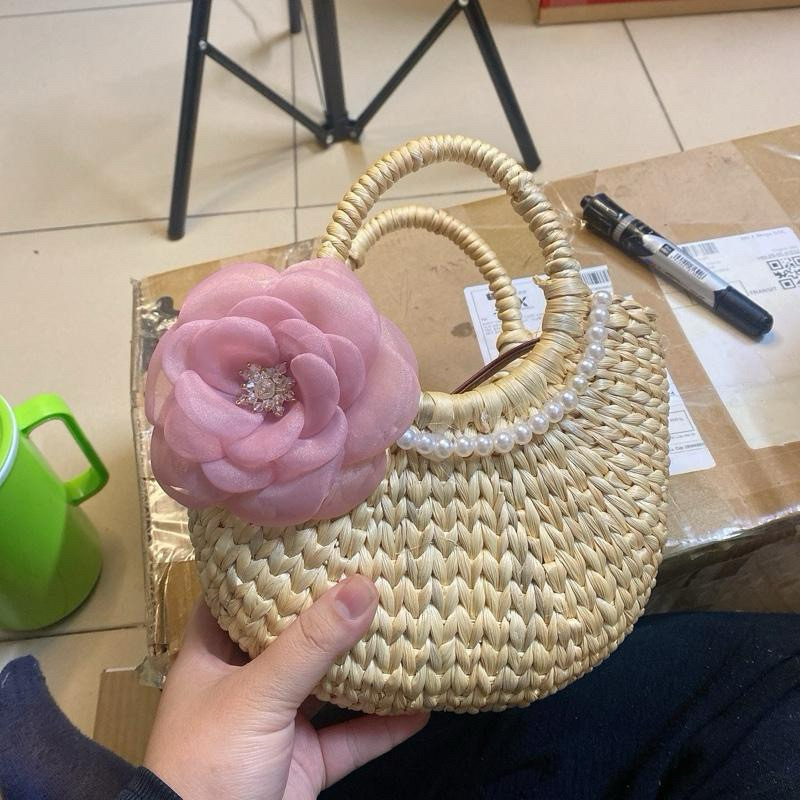 Túi lục bình  Vintage mini size 20cm ⚡️giá Cực Sốc ⚡️ hàng sẵn tận xưởng