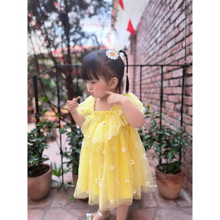 Set Kẹp Tóc Handmade Hoa Cúc Họa Mi