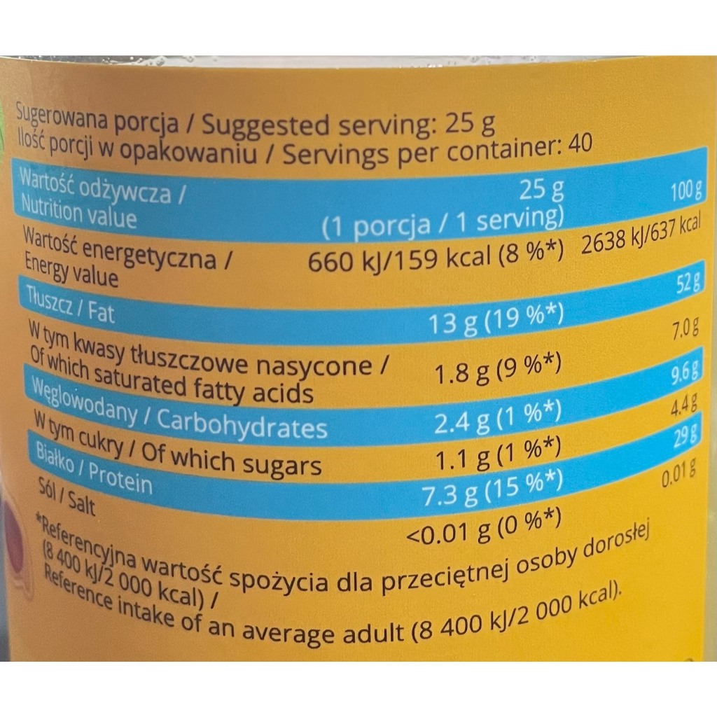 [BN] Ostrovit Peanut Butter 100% - Bơ Đậu Phộng, Ko Đường, Sánh Mịn, Thơm Ngon - KEYGYM