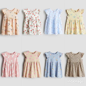 Váy cánh tiên H&M cotton bé gái đẹp kiểu mới mát mẻ không nhăn- HM003