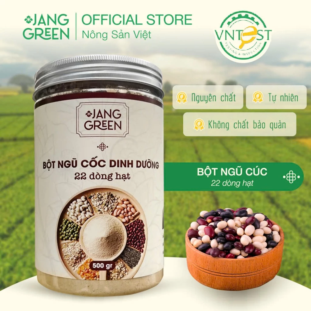 Bột ngũ cốc dưỡng sinh - Janggreen bột ngũ cốc dưỡng tạng, dưỡng tuỷ, dưỡng tỳ, ngủ ngon tự nhiên