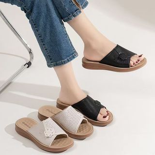 Dép chống trượt thoải mái mùa hè dành cho bà mẹ trung niên, dép đế mềm dành cho phụ nữ trung niên và người cao tuổi