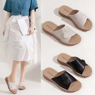 Dép chống trượt thoải mái mùa hè dành cho bà mẹ trung niên, dép đế mềm dành cho phụ nữ trung niên và người cao tuổi