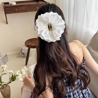 Kẹp Tóc Ren Thô Càng Cua Dài 13CM Hoạ Tiết Ren 4 Lớp Kiểu Pháp Phụ Kiện Tóc