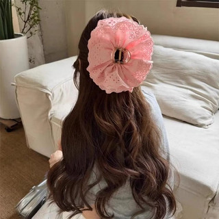 Kẹp Tóc Ren Thô Càng Cua Dài 13CM Hoạ Tiết Ren 4 Lớp Kiểu Pháp Phụ Kiện Tóc