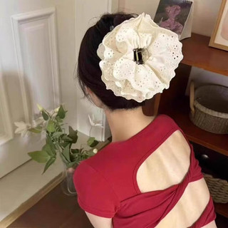 Kẹp Tóc Ren Thô Càng Cua Dài 13CM Hoạ Tiết Ren 4 Lớp Kiểu Pháp Phụ Kiện Tóc