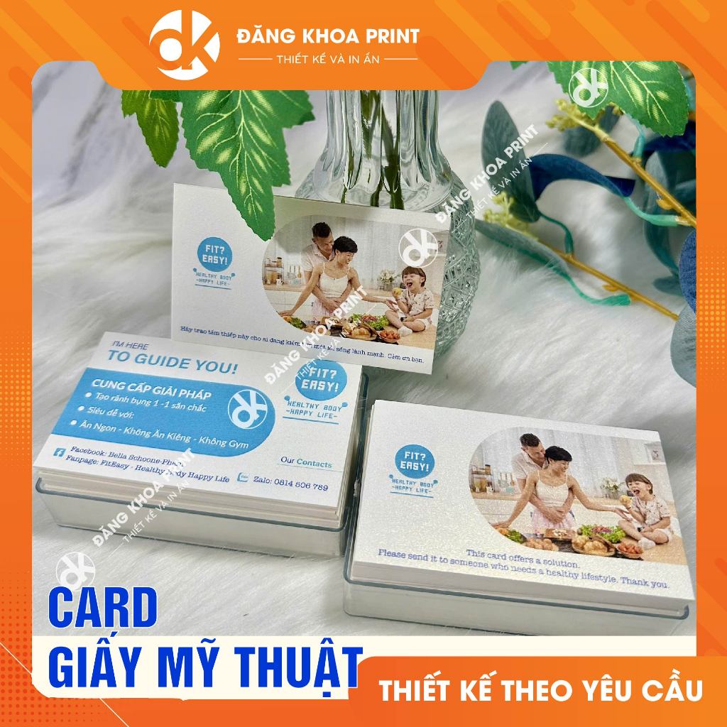 In card giấy ánh trai, giấy vân sần, giấy mỹ thuật cao cấp
