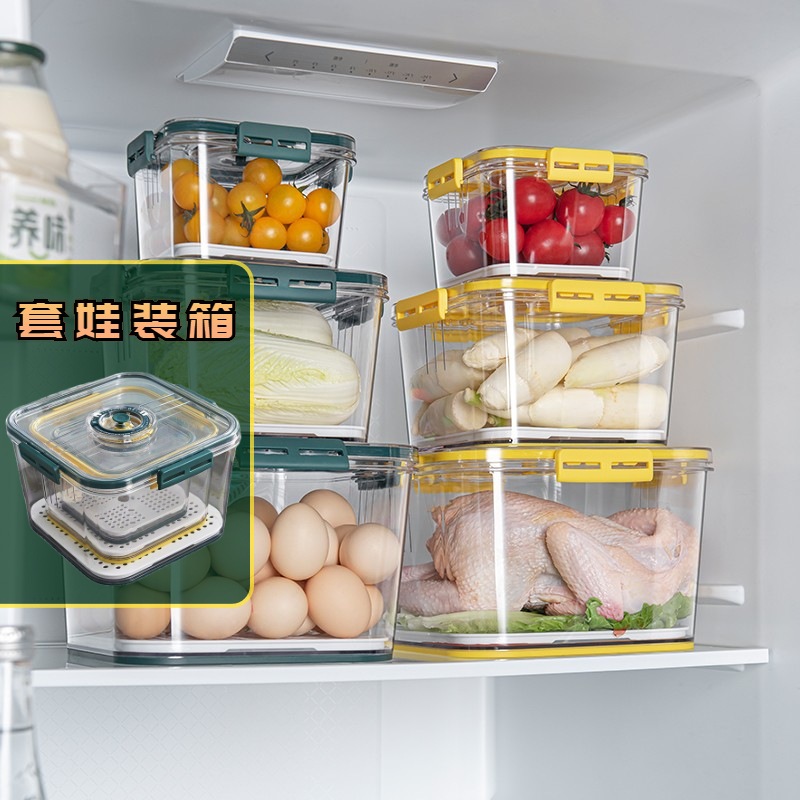 Bộ Hộp Đựng Thực Phẩm Vuông Hokori, Hộp bảo quản đồ tươi, đồ khô, sữa bột cho bé Chính Hãng VIỆT NHẬT (Mã 6559)