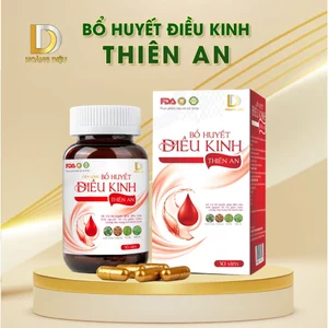 COMBO 2 HỘP TẶNG 2 Điều kinh Thiên An, ,Hỗ trợ Bổ huyết , điều hòa kinh nguyệt, giảm đau bụng, bổ trứng, tăng thụ thai