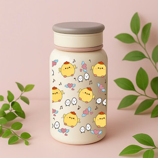 Bình Giữ Nhiệt 400ml Inox 304 – Hình 12 Con Giáp Dễ Thương – Quà Tặng Cá Nhân Decor